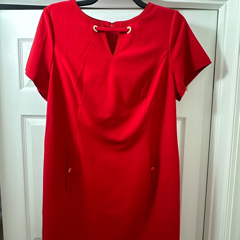 New - Women’s Chaps Red Dress 16W - Never Worn - Tags Still Attached $45